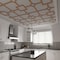 Ekena Millwork 39W x 39H x 38T Small Olivia Decorative Fretwork Wood Ceiling Panels, Cherry CELW39X39X0375OLVCH - alternate 7